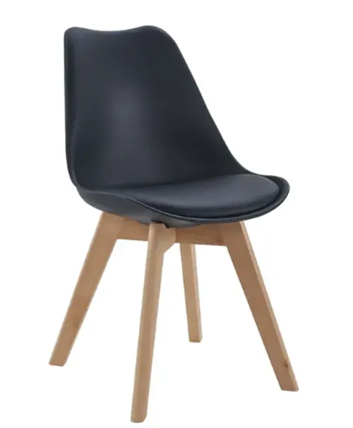 NEW J.Burrows Newbury Padded Chair w/ Moulded Back & Timber Legs RRP$70 *P/Up