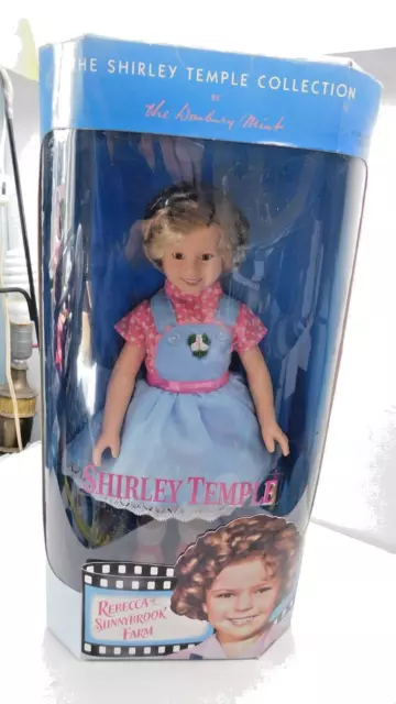Danbury Mint Shirley Temple Collection Rebecca of Sunnybrook FarmNew In Box 1996