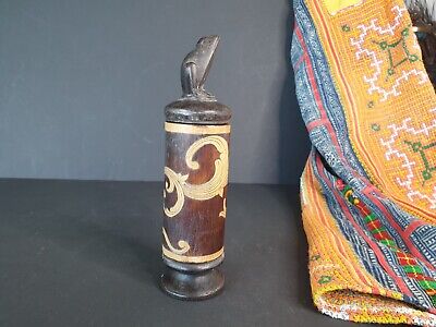Old East Timor Bamboo Beetle Nut Container …beautiful collection