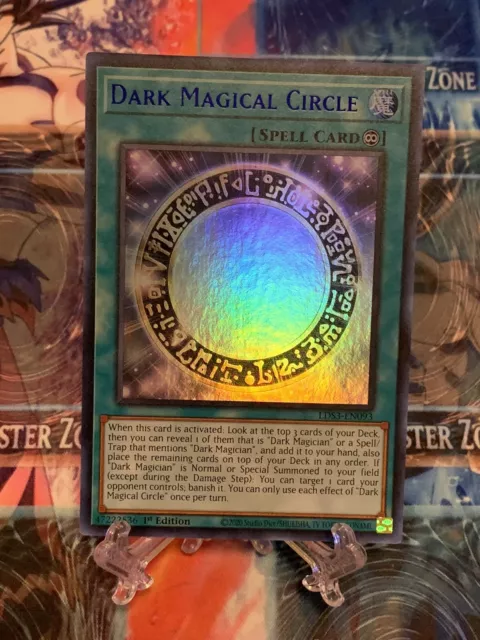 Yugioh x1 Dark Magical Circle (Blue) LDS3-EN093 1st Edition Ultra Rare (NM)