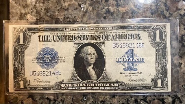1923 series $1 One Dollar Silver Certificate Large Size Currency Note Bill