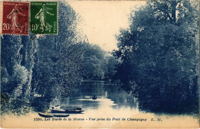 CPA CHAMPIGNY-sur-MARNE Vue prise du Pont (1352187)