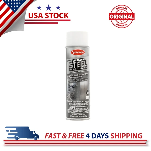 New Original SPRAYWAY S841 15 OZ SS POLISH & CLEANER #S841
