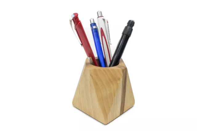 Stiftebecher aus Holz | Stifteköcher  Stiftehalter | Stiftebox Box Utensilien