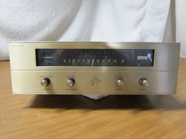 Fisher Km-60 Strata Kit Am/Fm Stereo Tube Tuner, Beautiful, Plug N Play.