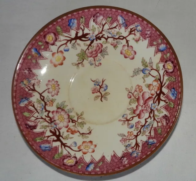 P} Coupelle * Sous-tasse Porcelaine Sarreguemines "Minton" 13 cm -n°3-