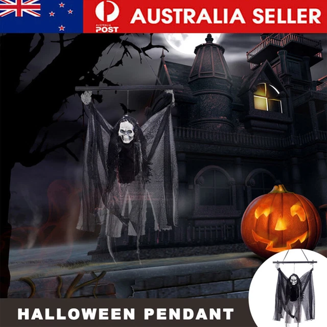 Halloween Ghost Bar Sound Control Horror Scary Hanging Ghost Glowing Ghosts