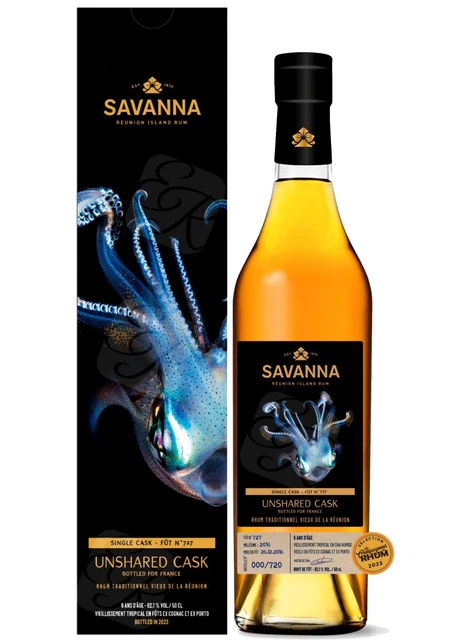 savanna Unshared Cask #727 Les Compagnons du Rhum 62,1°