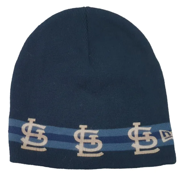 New Era Beanie Hat St Louis Cardinals MLB Blue Winter Adults Unisex Mens NB220