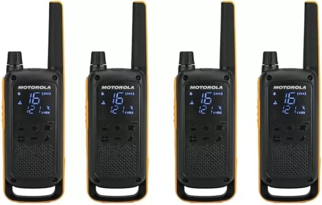 Motorola Talkabout T82 Extreme PMR446 Walkie Talkie Radio Quad Pack RRP £150