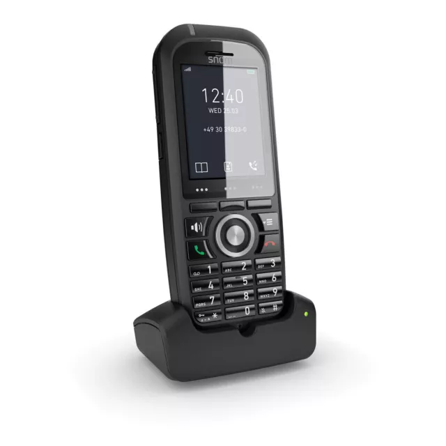SNOM M70 IP DECT Handset, Bluetooth, Alarm Function, Protective Cover, HD Audio