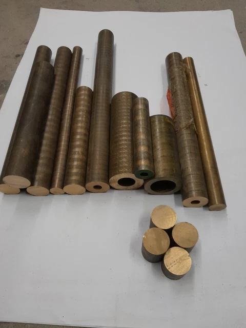 Produktbild von Bronze Rundstange CuSn12-C (Gbz12) – 21 Mm X 50 Mm, Stranggussroh, Verschleißfest & Korrosionsbeständig