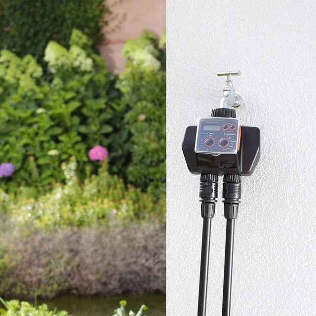 Claber 8488 Dual Select Centralina Programmatore Irrigazione Giardino 2 Vie 7