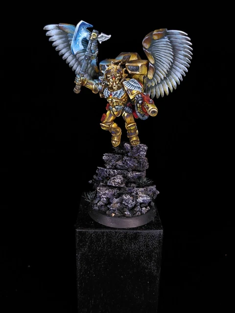 Commander Dante Blood Angels - Warhammer 40K, Métal OOP, Kitbashed, Peint Pro