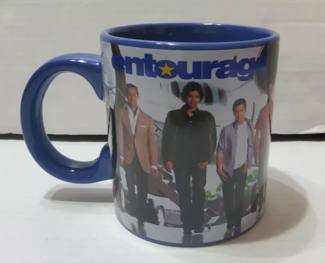 Taza de café Entourage taza de té de HBO 2012 con licencia oficial foto de grupo programa de televisión