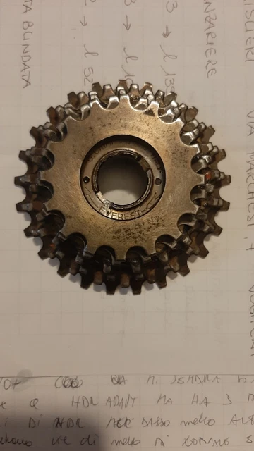 Ruota libera cassetta per bici da corsa d'epoca Everest 25 denti V