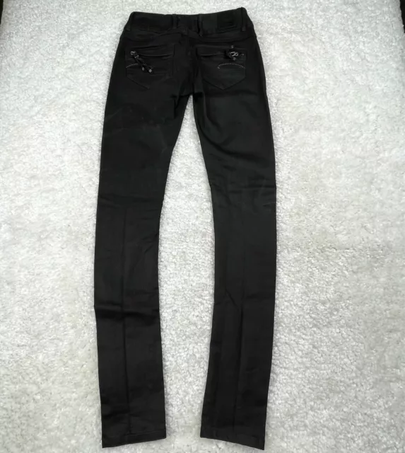 G-Star Raw Midge Cody Mid Skinny Jean Black Coated Wash Womens 25 3