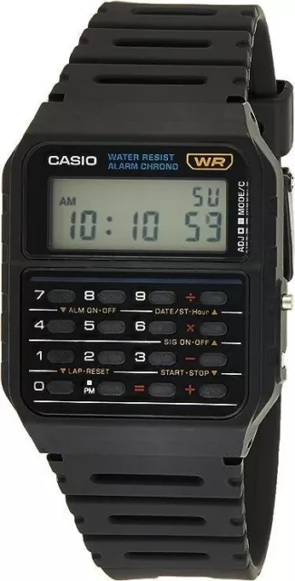 Casio Clásico Calculadora Alarma Chrono Calendarioio CA-53W-1ZDR Reloj Hombre