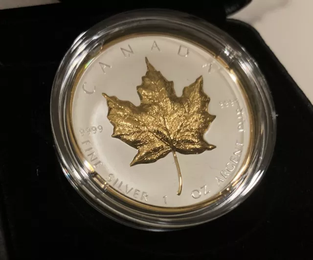 2023 Ultra-High Relief Maple Leaf Pure 1oz .9999 Silver Coin Canada