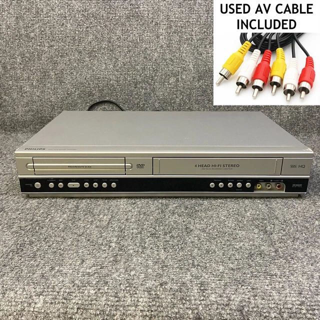PHILIPS DVP3340V DVD/VCR Combo VHS Tape Recorder Player No Remote