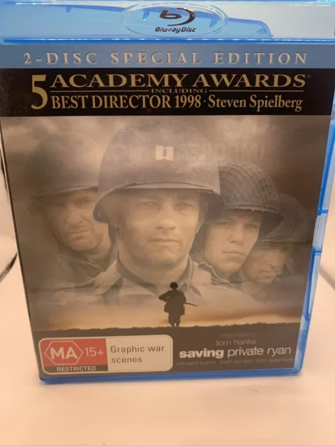 Saving Private Ryan (Special Edition, Blu-ray, 1998) Great Condition, Fast Post