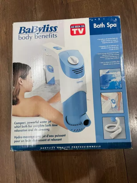 BaByliss Body Benefits Bath Spa Therapy with all Attachments, Spa or direct Jet.