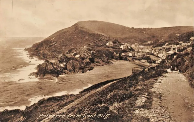 Polperro Cornwall Angleterre~ De L'Est Cliff ~ Friths #76322 Photo Carte Postale