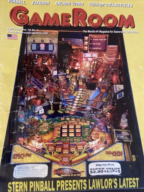 April 2004 GameRoom Magazine  Pinball, Arcade, Jukebox, And More