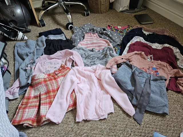 2-3 year girls large autumn winter clothes bundle 17 items