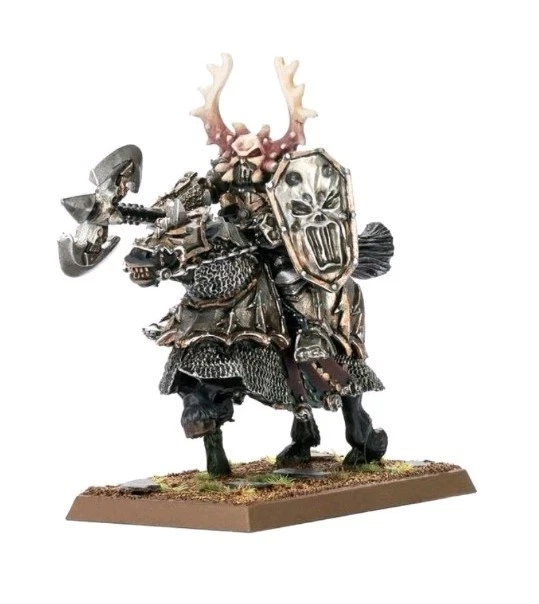 Nurgle Chaos Lord On Daemonic Mount - Sorcerer - Metal - Warhammer Old World