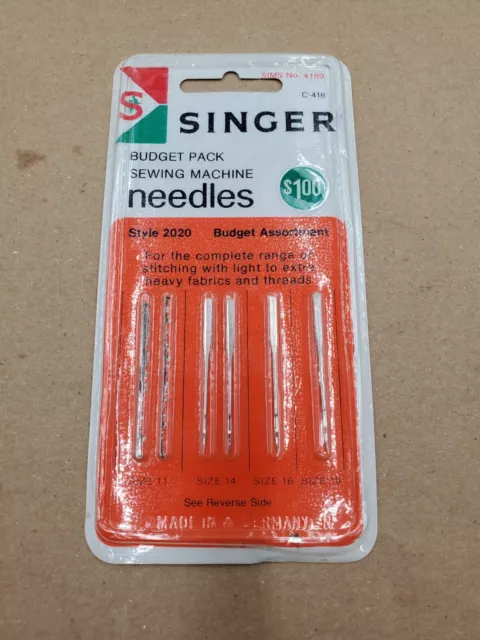 2 Packs Singer Sewing Machine Needles