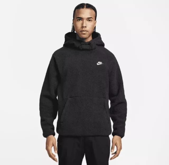 NIKE TECH sherpa hoodie RARE 70.00 PicClick UK