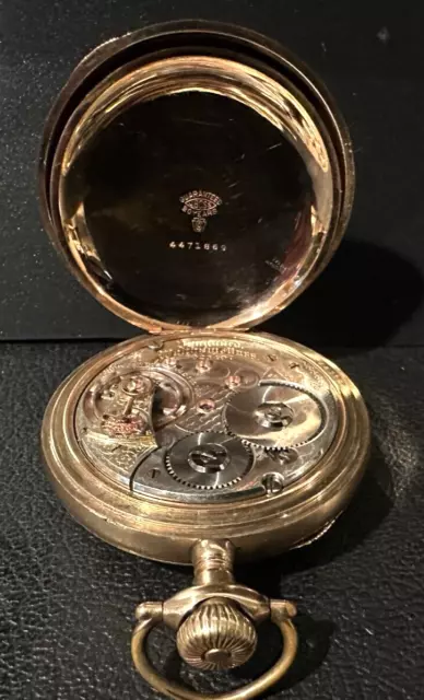 Orologio da taschino Waltham Vanguard taglia 18, 21 gioielli 1899-1902