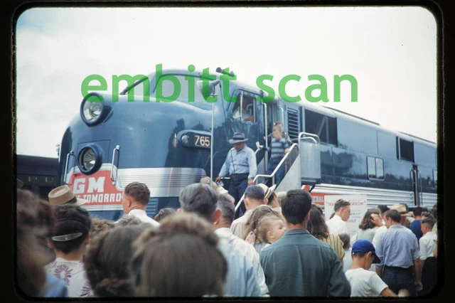 Original Slide, GM Train of Tomorrow EMD E7A #765, 1940s