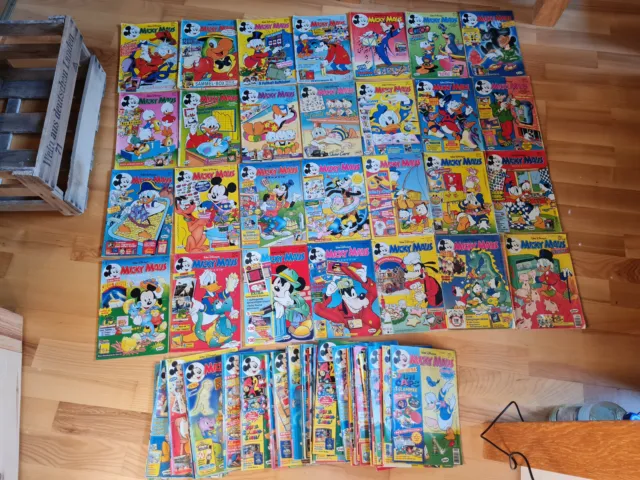 Micky Maus Comic Hefte Sammlung 60 Stück 1990 - 1995