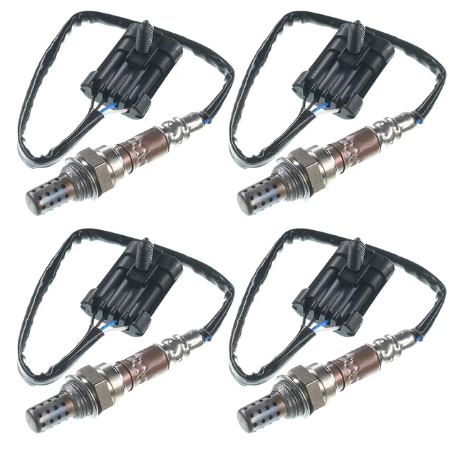 4pcs Oxygen O2 Sensor 1&2 For 1996-2000 2001 Chevrolet Blazer V6 4.3L Front+Rear
