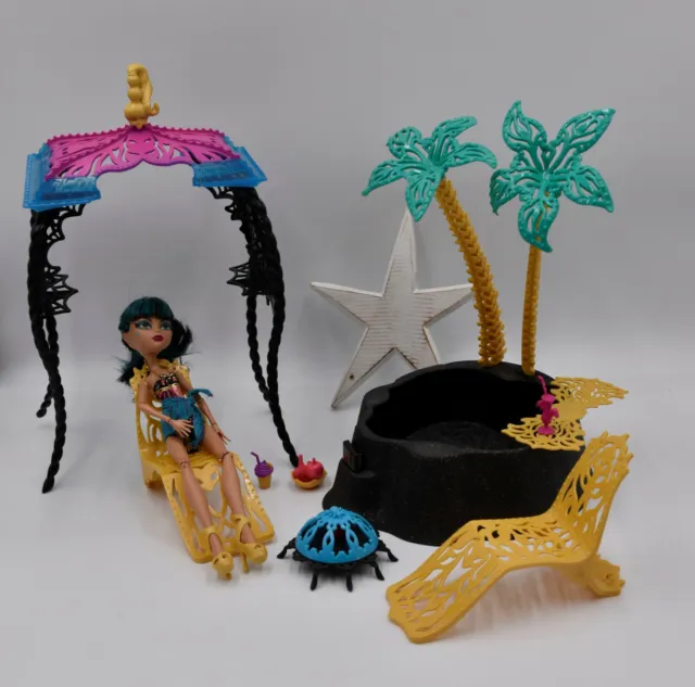 Poupée Doll Monster High Cleo de Nile 13 wishes 13 souhaits Desert Frights Oasis