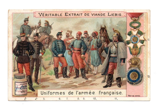 Chromo Liebig. Uniformi Da Esercito Francese