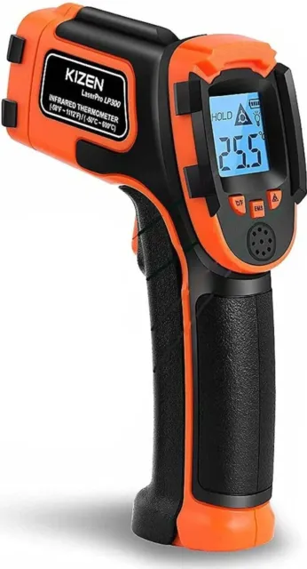 CDN INTP662 ProAccurate HACCP Digital Laser Infrared Thermometer with  Folding Thermocouple Probe