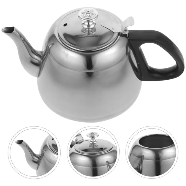 Stainless Steel Camping Tea Kettle 1.2L for Gas Stove-SG