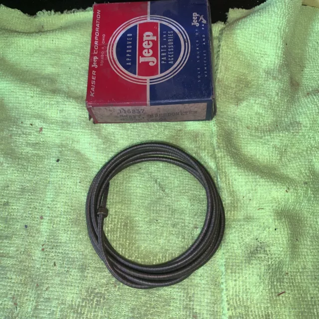 Kaiser Jeep Willys Speedometer Shaft Cable NOS 116837 FREE SHIPPING Kaiser Jeep Willys Speedometer Shaft Cable NOS 116837 FREE SHIPPING