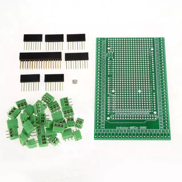 Terminal Block Shield Board Kit MEGA-2560 R31 PCB Prototype Screw Terminal Block