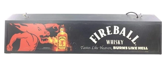 Fireball Whiskey Billiards pool table light