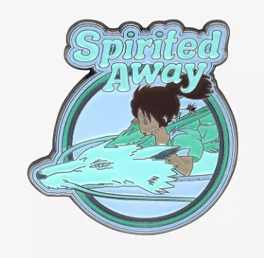 STUDIO GHIBLI SPIRITED Away Haku and Chihiro Flying Enamel Pin £11.17