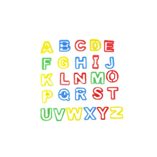 26 piezas hágalo usted mismo herramientas de masa de alfabeto juguetes para jugar moldes para niños
