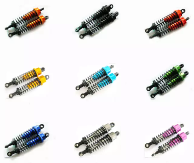 Adjustable metal Oil Shocks 70mm 285004 2Pcs  Fit 1:16 1:18 RC HSP Himoto Car