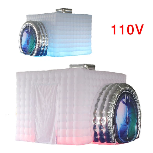 INFLATABLE PHOTO BOOTH Studio Camera Shape Photo Tent With LED Light