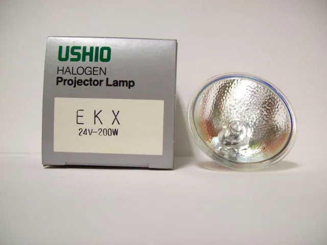 EKX  Projector Projection Lamp Bulb 24V 200W Ushio Brand *AVG. 25-HOUR LAMP*