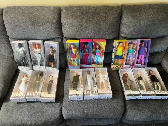 NEW/NRFB Barbie Signature Looks Complete Set of 18 +#19 Mattel Member Exclusive