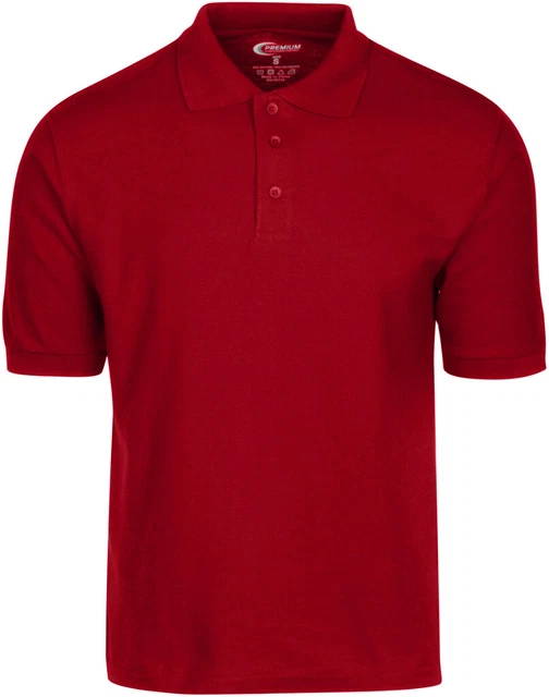 DDI 1982467 Premium Red Men&apos;s Polo Shirt - Size S Case of 6